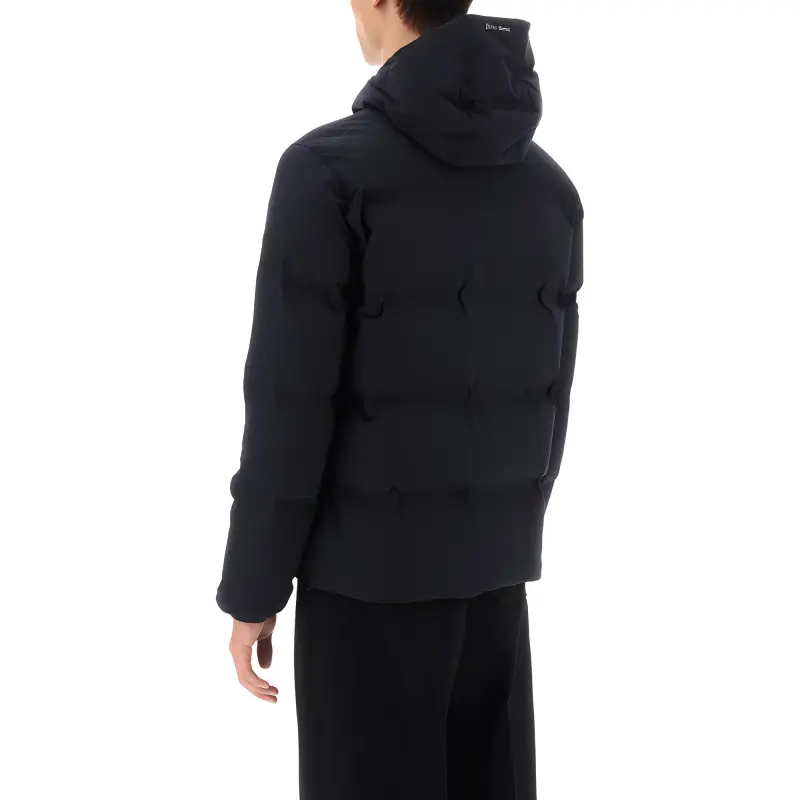 HERNO Zip Up Hooded Down Jacket-2