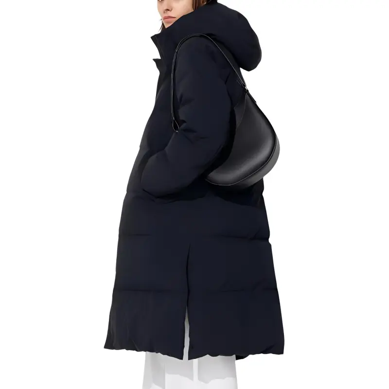 UNIQLO Down Jacket Women's Navy Blue-1