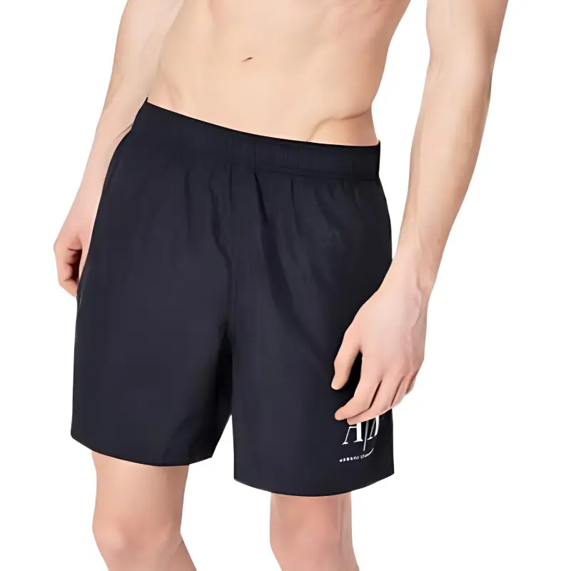 ARMANI EXCHANGE Logo print Swim Shorts-1