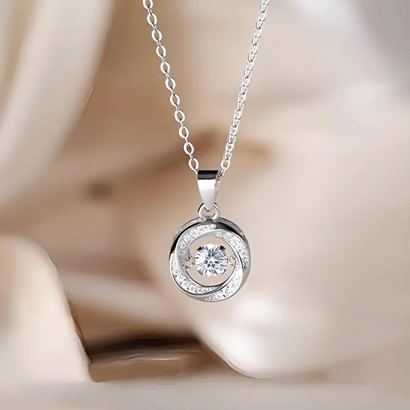 SUCH NICE S925 Silver Necklaces Women's-4