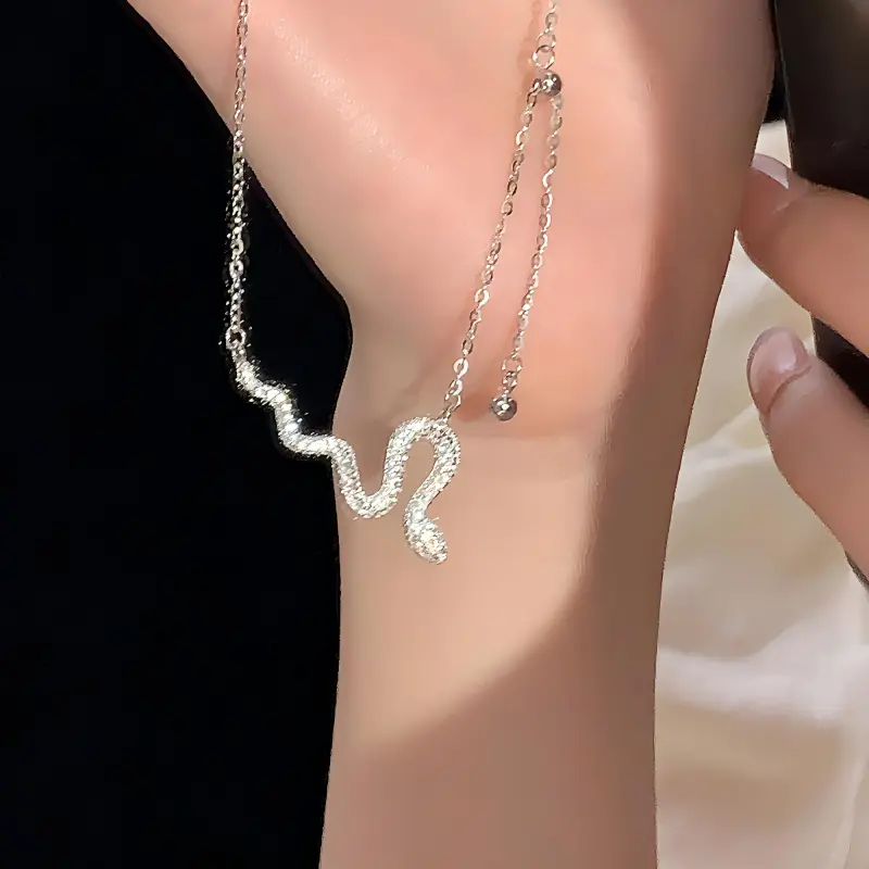 Love Link 925 Sterling Silver Necklaces Women's-3