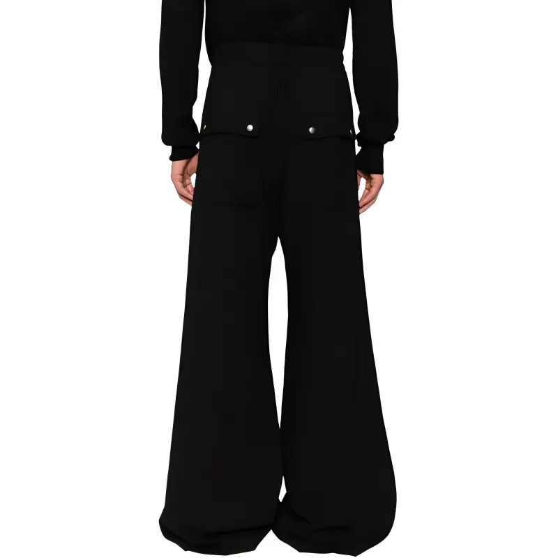 RICK OWENS Bela Drawstring Wide Leg Trousers-2