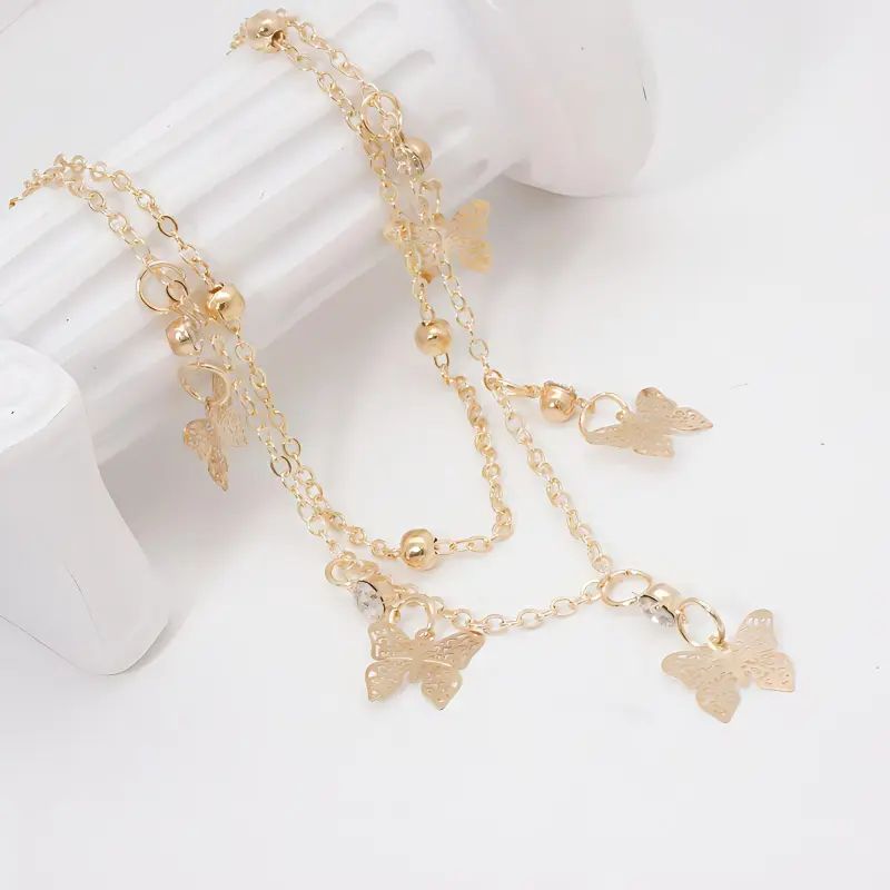 VERENA REINE Alloy Anklets Women's Gold-2