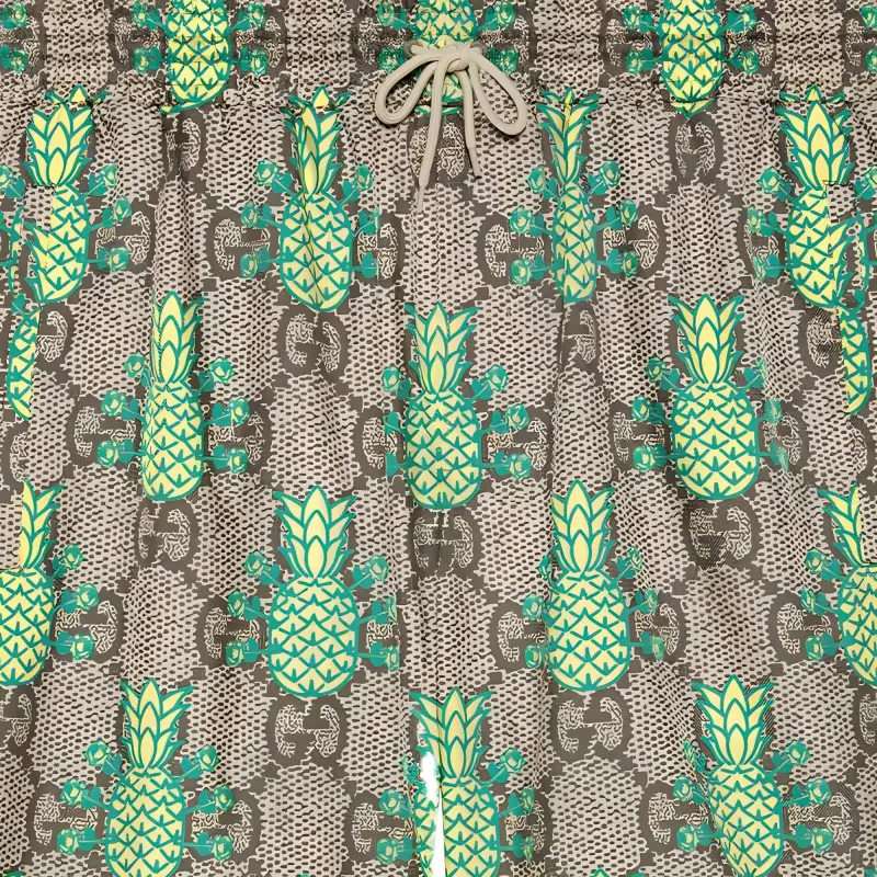 GUCCI Pineapple SS22 Casual Shorts Men's Ebony-2