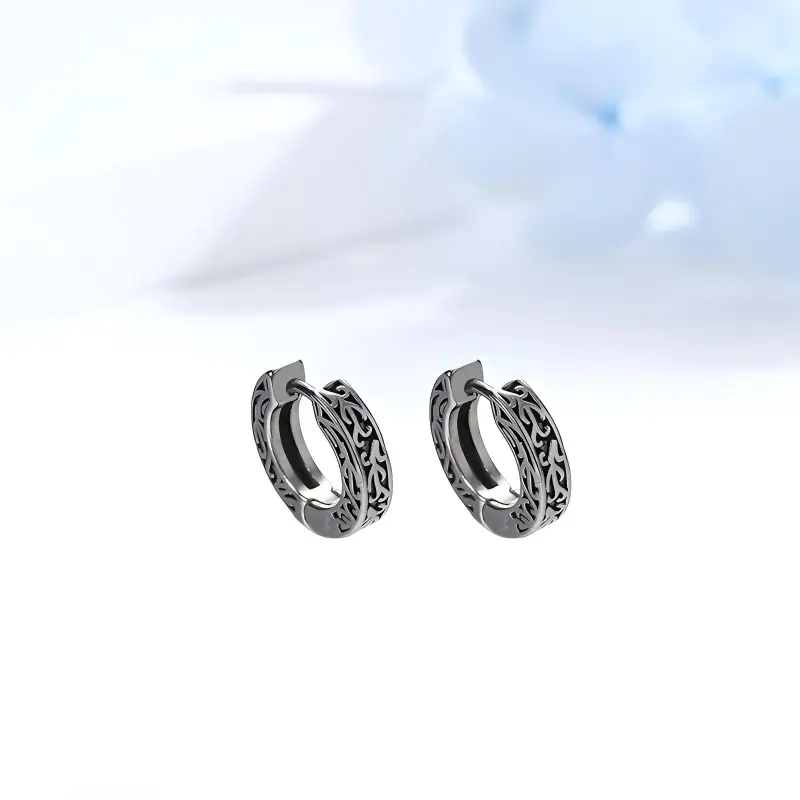 MIDNIGHT MOMENT Alloy Earrings Unisex-1
