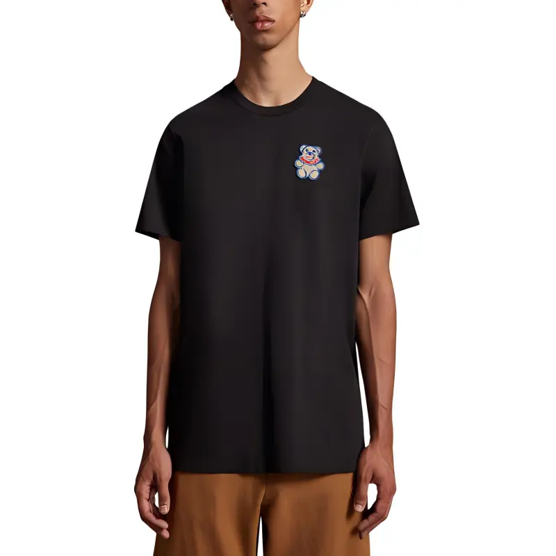 Moncler T-Shirts Men Black-2