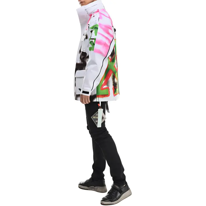 OFF WHITE Jackets Coats Men's White-2