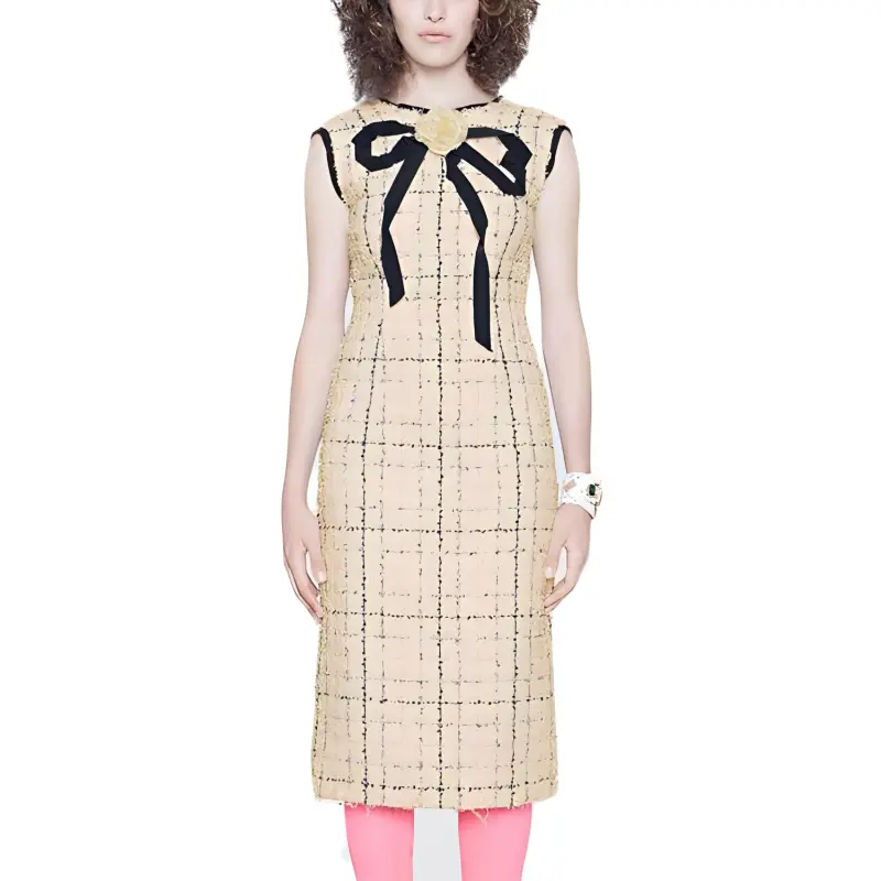 GUCCI 2010s Tweed Dress-2