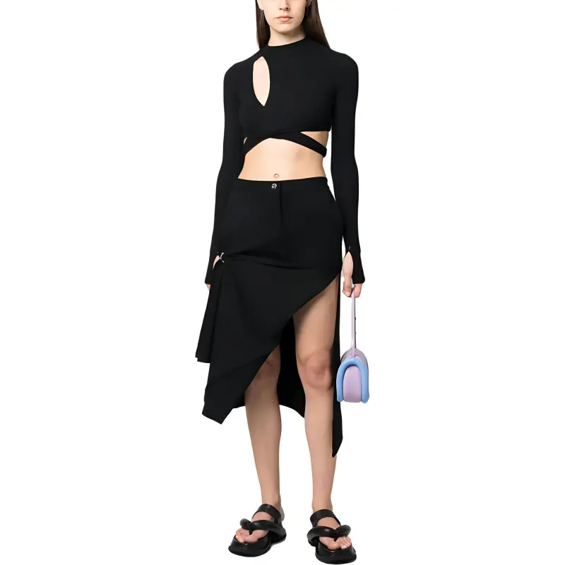 JW Anderson Asymmetric Draped Skirt-1