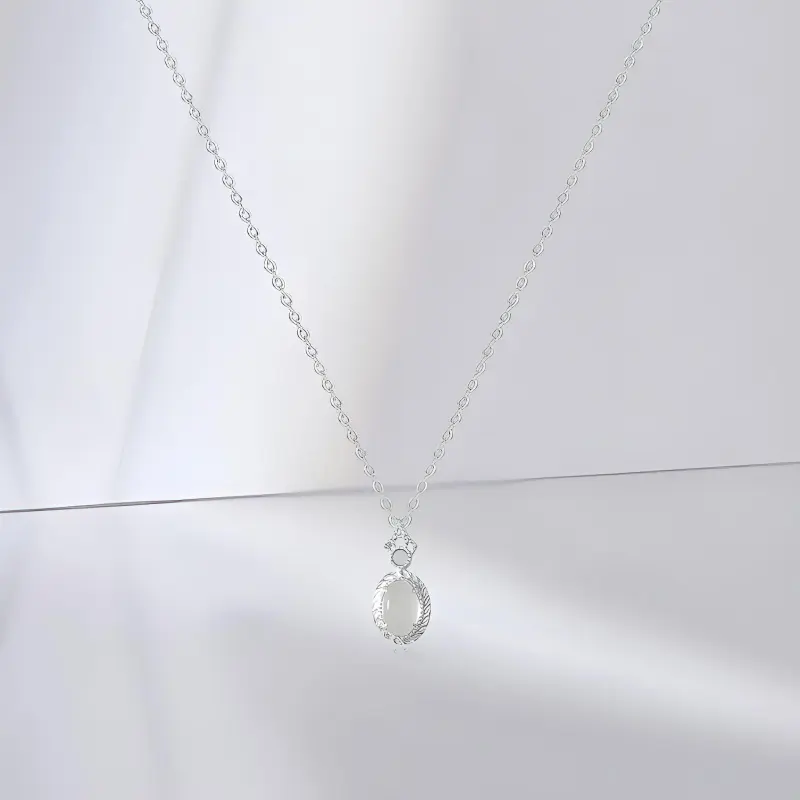 JUICY GRAPE Chalcedony Jade Necklaces Women's-3