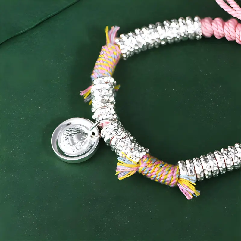 JINLUWANG 990 Silver Bracelets Women's-3