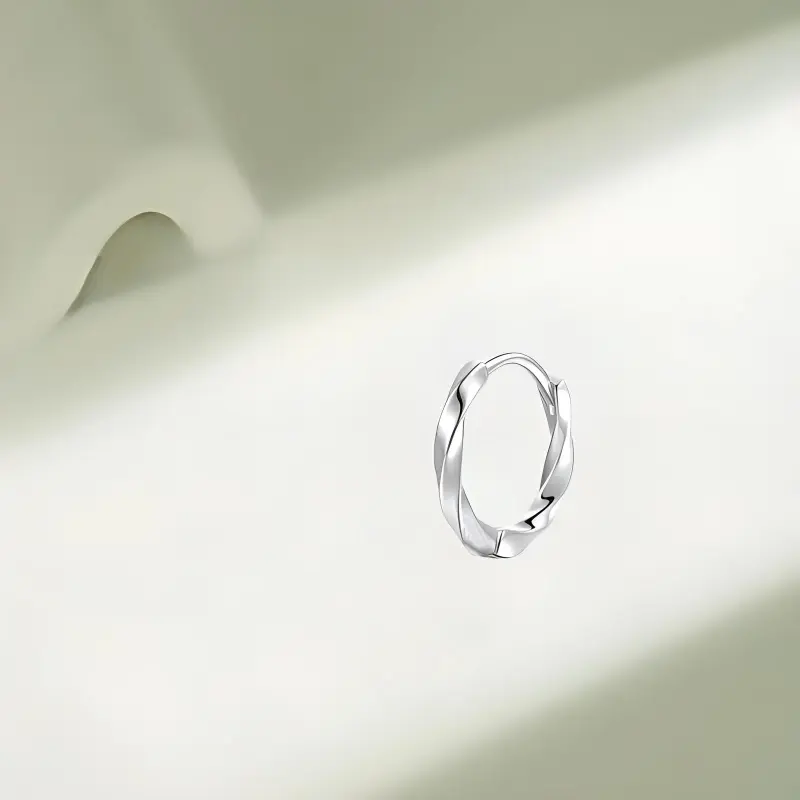 KIVA Sterling Silver Earrings Unisex-4