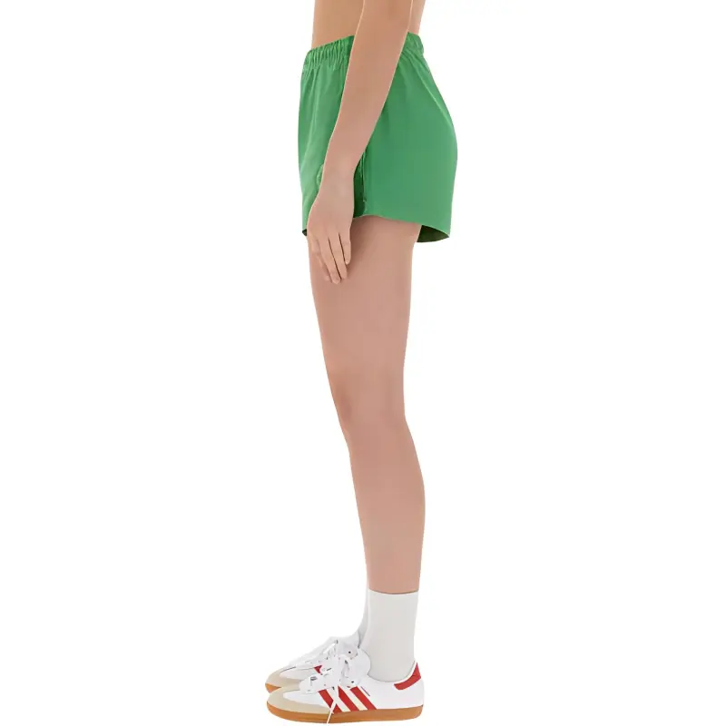 SPORTY & RICH Stars Health Crew Disco Short Jolly Green/White-3