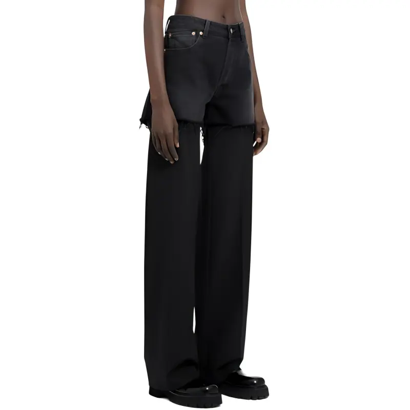 MM6 Maison Margiela Jeans Women's Black-3