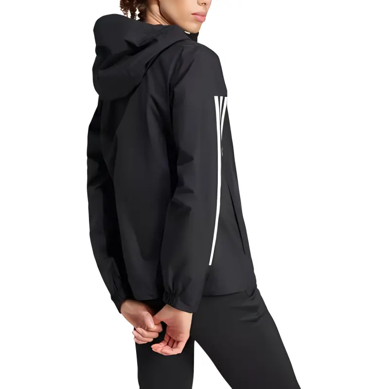 Adidas ESSENTIALS 3 STRIPES RAIN.RDY JACKETS & Coats Women's Black-2