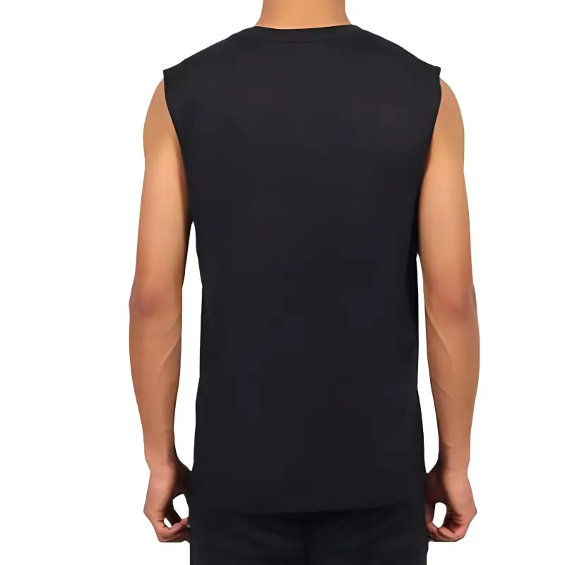 Asics Tank Tops Men's Black Silver-4