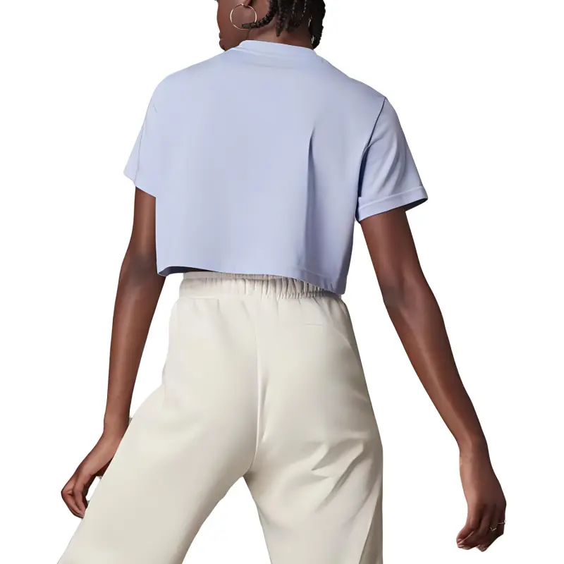 Adidas Crop Tops Women's Light Purple-2