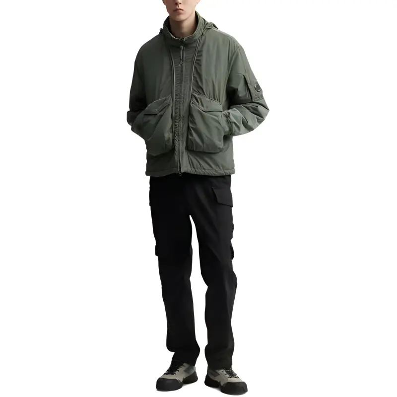 C.P.Company Chrome R Goggle Overshirt Jacket-3