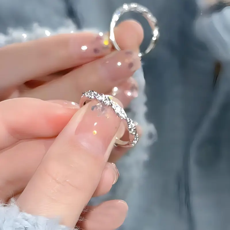 JESCAKOO 925 Sterling Silver Rings Women's-1