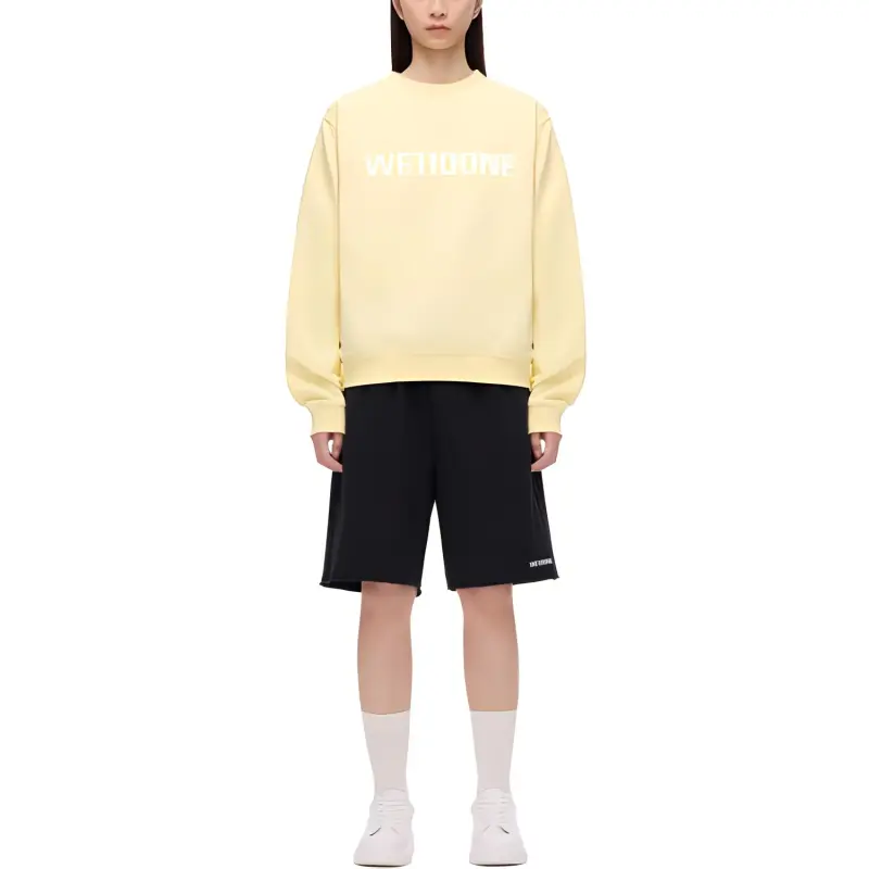 WE11DONE Sweatshirts Unisex Yellow-2