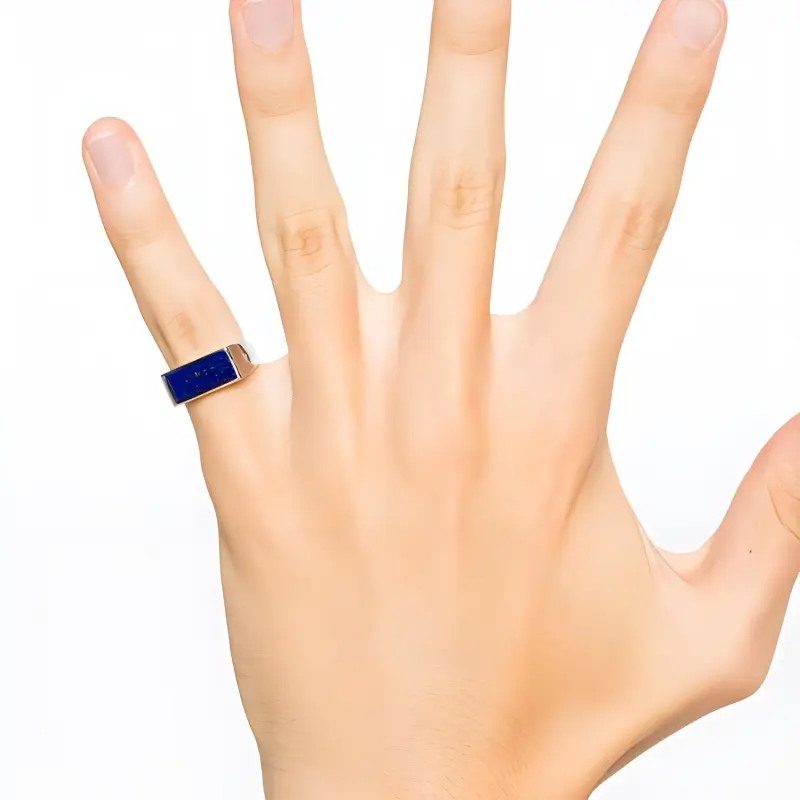 Tom Wood Peaky Blue Lapis Ring-2