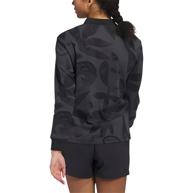 Adidas Women's Go To Polo Shirt Black-3