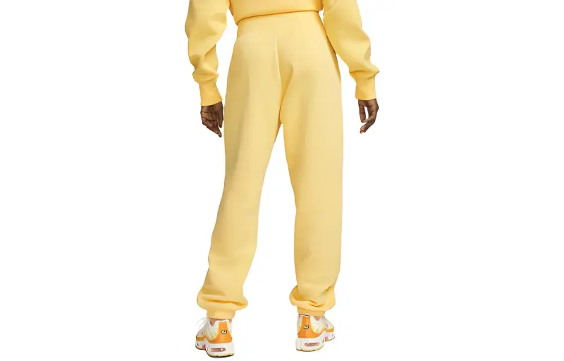Nike Knitted Sweatpants Women's Yellow Jade Gold-1