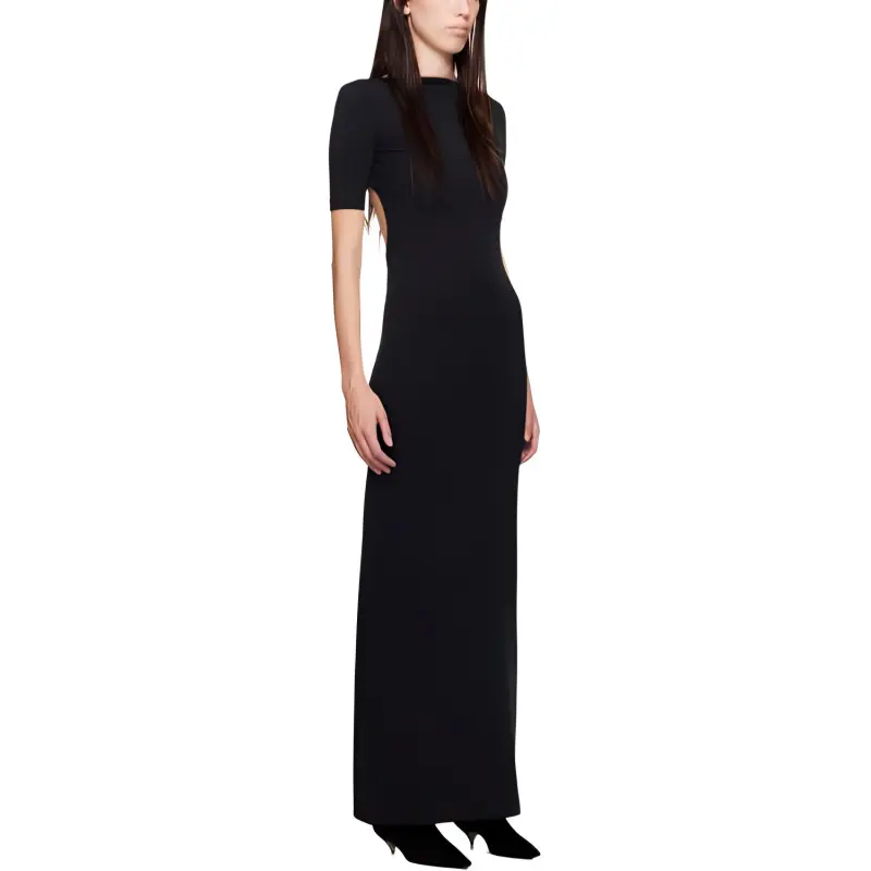 CALVIN KLEIN Short Sleeved Dress Women's Black-2