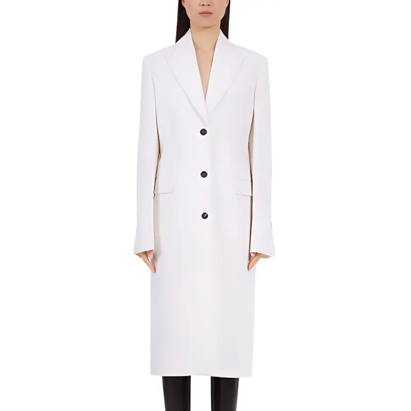 Ferragamo Coats Women's White-3