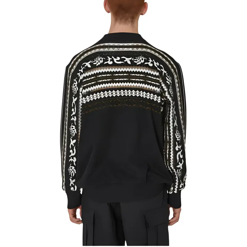 Sacai Fair isle Intarsia knit Jumper-1