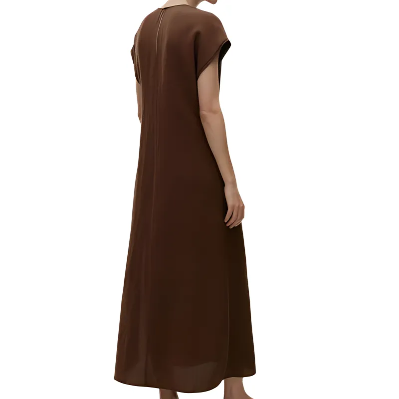ARKET Short Sleeved Dresses Women's Brown-2
