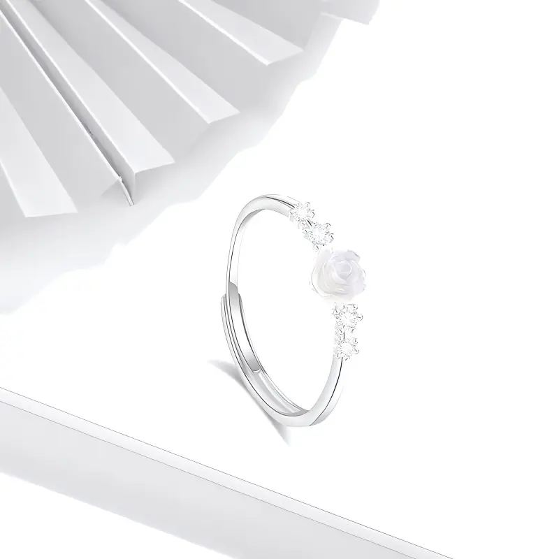 CHINA GOLD S925 Silver Rings Women's-2