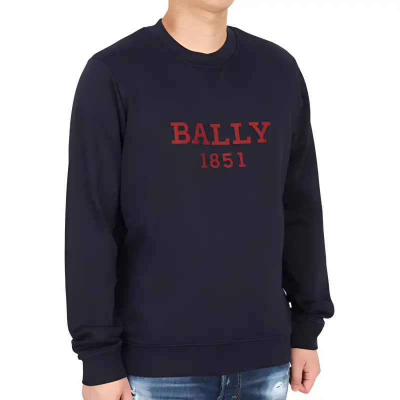 BALLY Sweatshirts Men Black-1