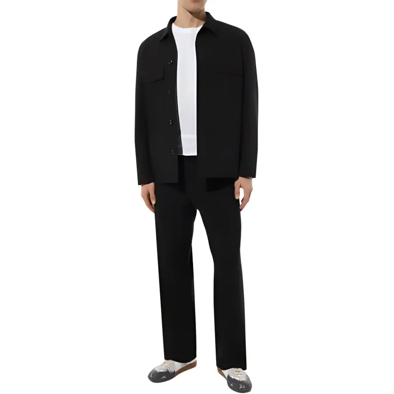 LARDINI Jackets Men Black-1