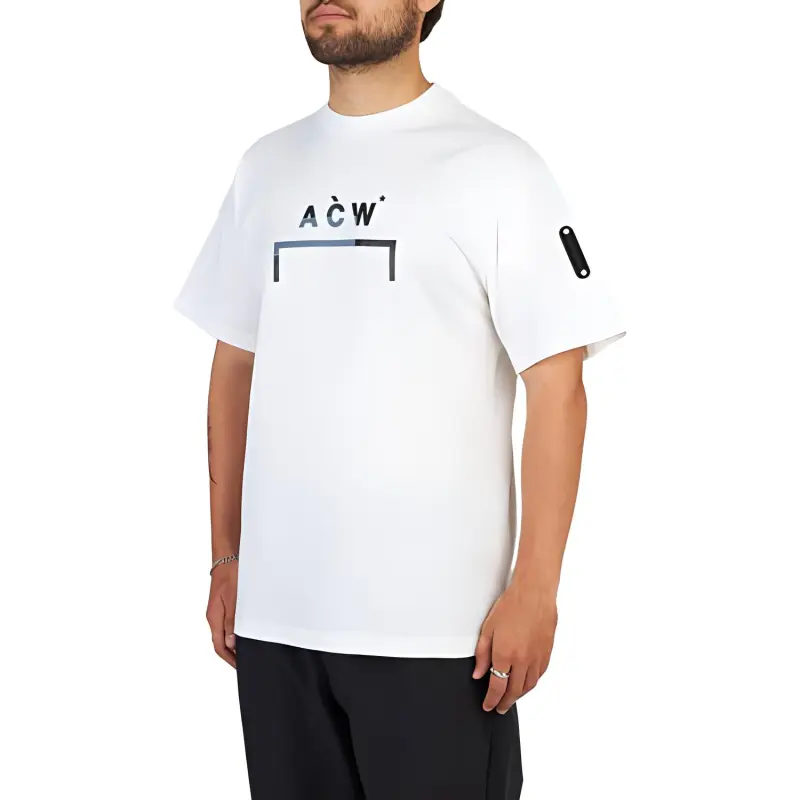 A COLD WALL* Logo print Crew neck T shirt-3