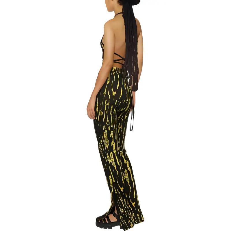 AMBUSH Jacquard Leggings Yellow Fluo-3