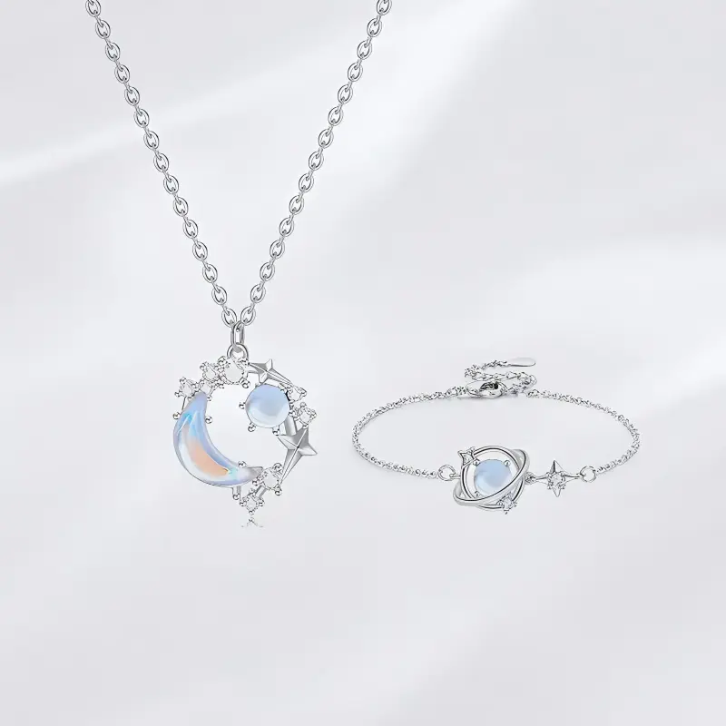 Asia Star Alloy Necklaces Women's-1