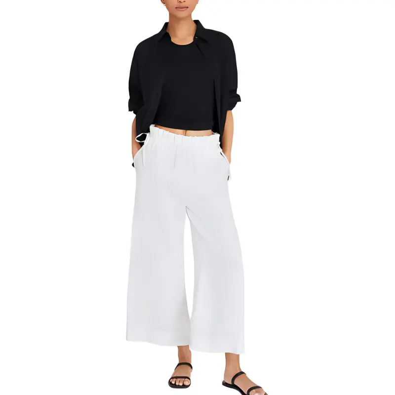 CLUB MONACO Casual Pants Women's White-1