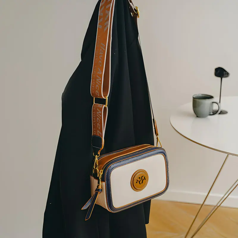 BEMIX PETS PU Camera Bag Shoulder Bag Crossbody Bag Regular Women's White Brown Blue-2