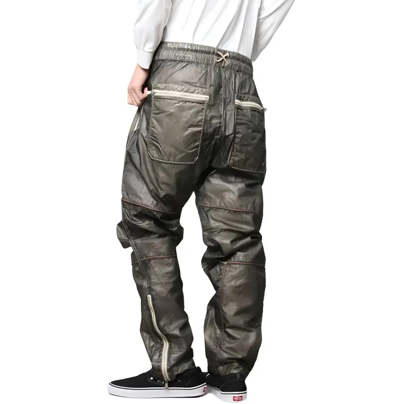 DIESEL Casual Pants Men's Gray Green-3