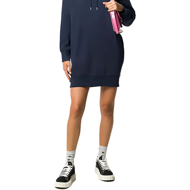 KENZO Long Sleeved Dresses Women's Blue-5