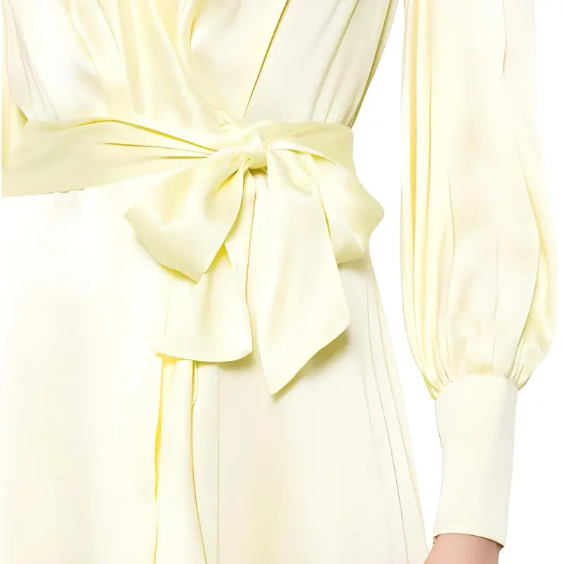 Zimmermann V Neck Asymmetric Hem Midi Dress-5