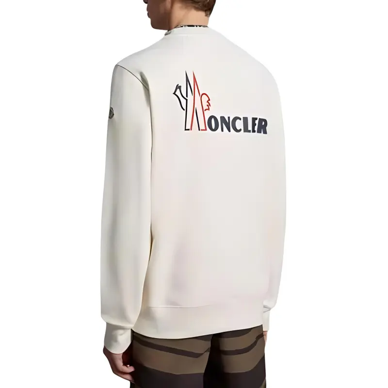 Moncler Sweatshirts Men White-2