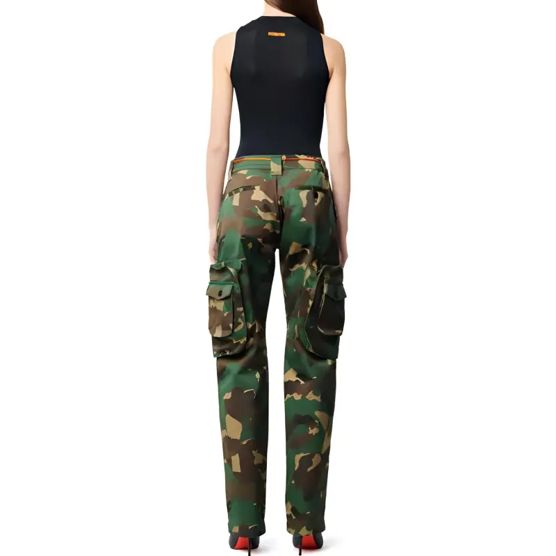 HERON PRESTON Cargo Pocket Trousers 'Camo'-3