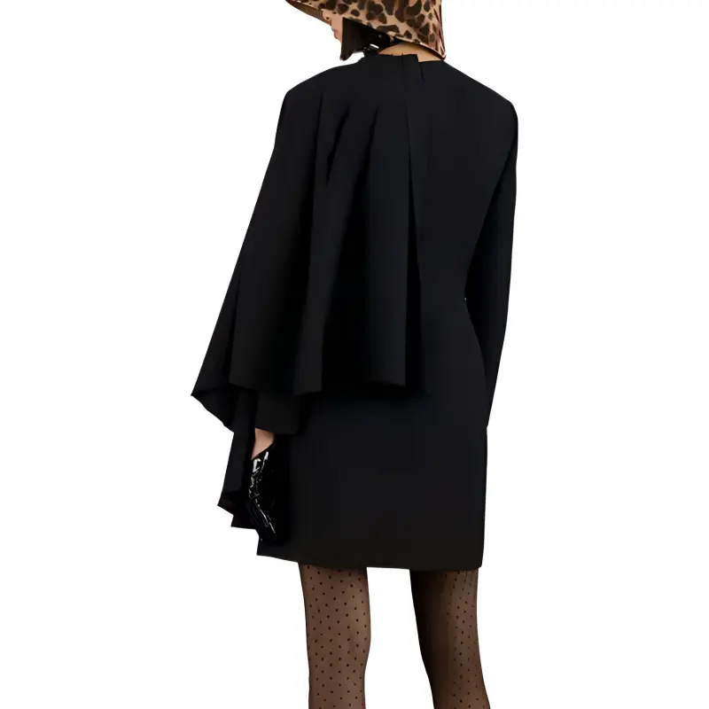 GUCCI Long Sleeved Dresses Women's Black-2