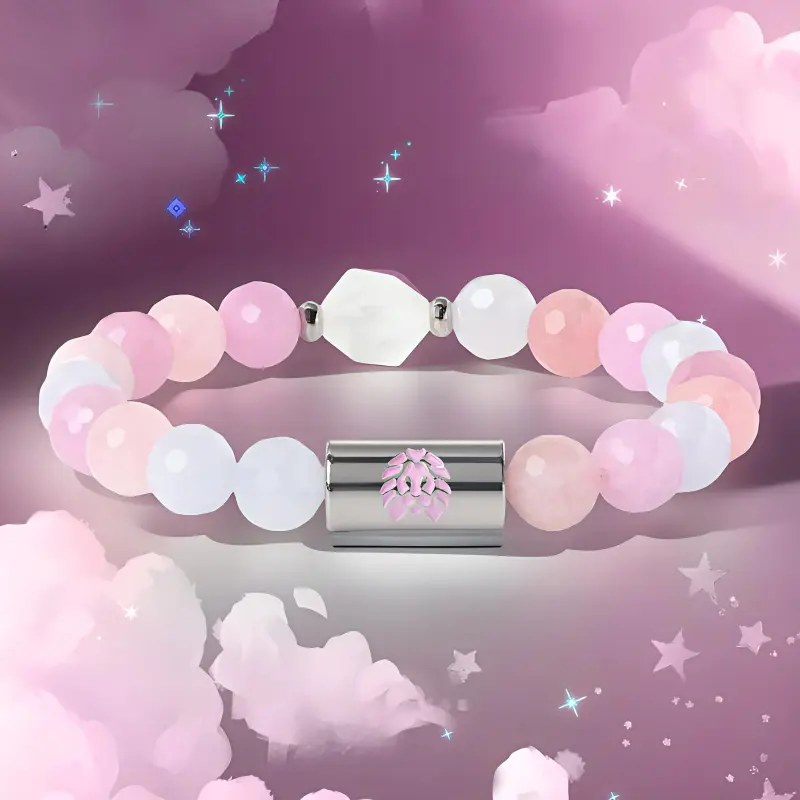 Rastaclat Agate BFF Lion Beaded Bracelet Unisex-1