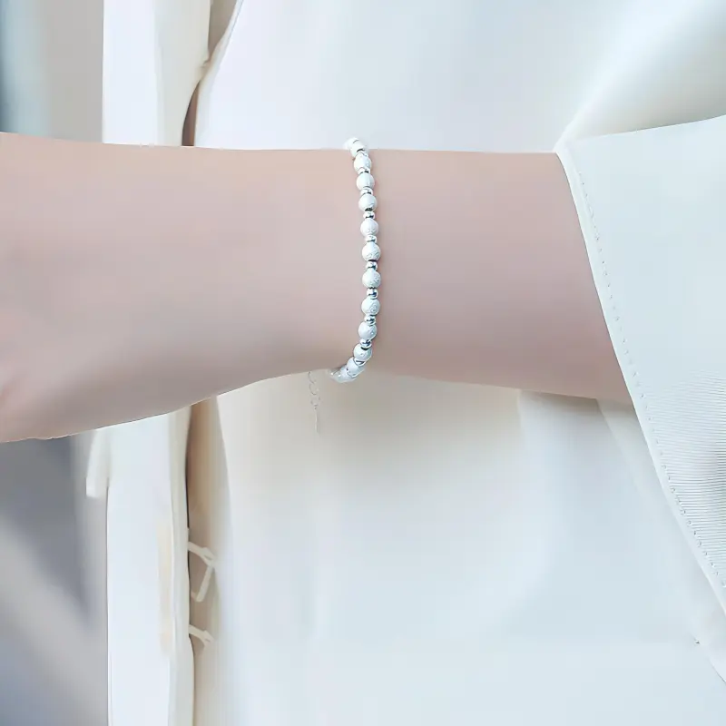 Love Link 999 Fine Silver Bracelets Women's-2