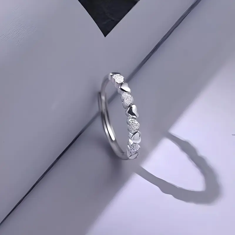YUOFFICIAL S990 Sterling Silver Open And Adjustable For Everyday Elegant Minimalist Style Individual Rings Women's-1