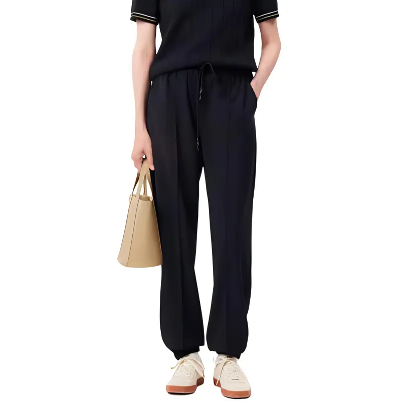 LACOSTE Casual Pants Women's Black-1