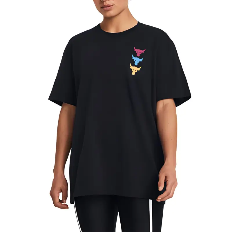 Under Armour SS24 Drop Shoulder Sleeve T Shirt Women's Black-2